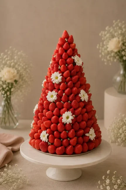 fresh fruit tower